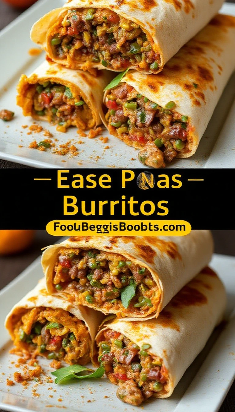 Receta facil de carne asada burritos para amantes de la comida