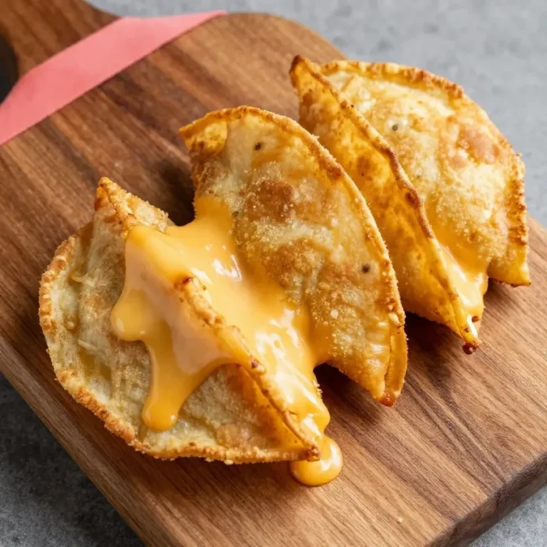 Quesadillas doradas con masa crujiente servidas en un plato blanco.